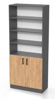 Стелаж напівзакритий 800х370х1910 МФ Вересень